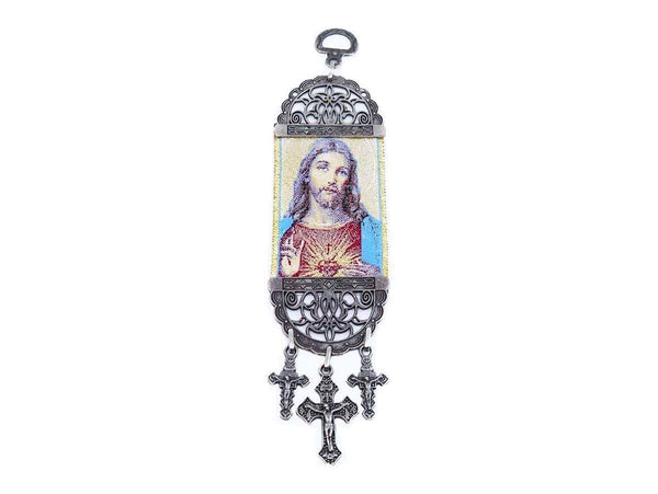 Christian Tapestry the Sacred Heart of Jesus