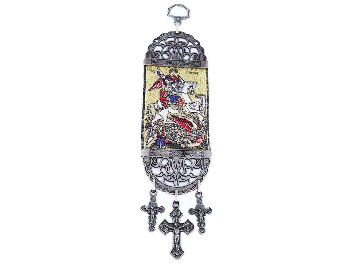 Christian Tapestry St. George and the Dragon