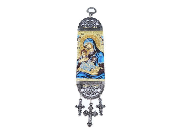 Christian Tapestry of the Virgin Mary and Child