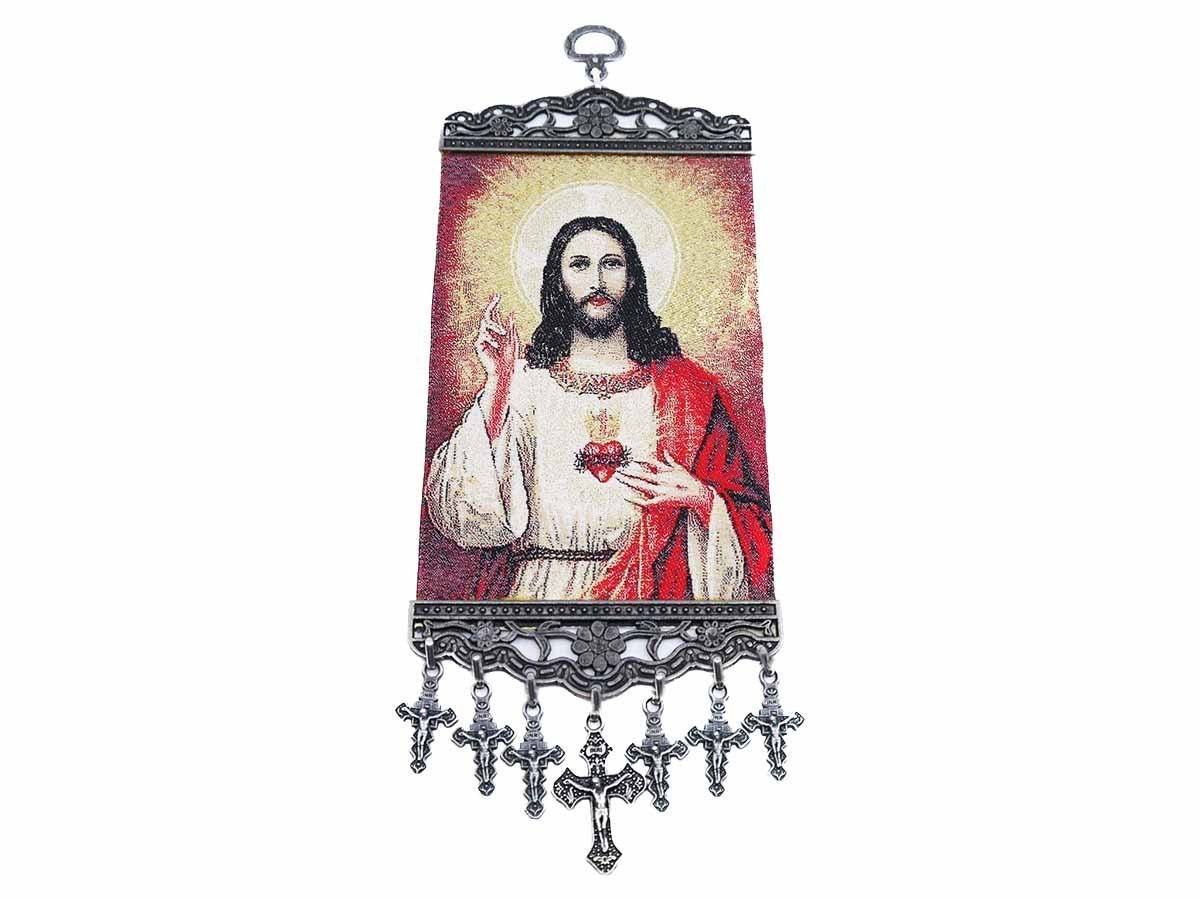 Christian Tapestry Sacred Heart of Jesus