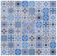 Azura Elegance Blue Mosaic Tile 38x38cm Mosaic Tile Sydney Grand Bazaar 