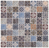 Bellacasa Multicoloured Mosaic Square Tile Mosaic Tile Sydney Grand Bazaar 