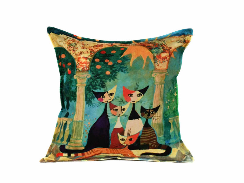 Cat Cushion Cover Design 21 Textile Sydney Grand Bazaar 