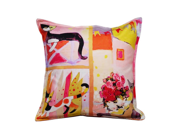 Cat Cushion Cover Design 27 Textile Sydney Grand Bazaar 