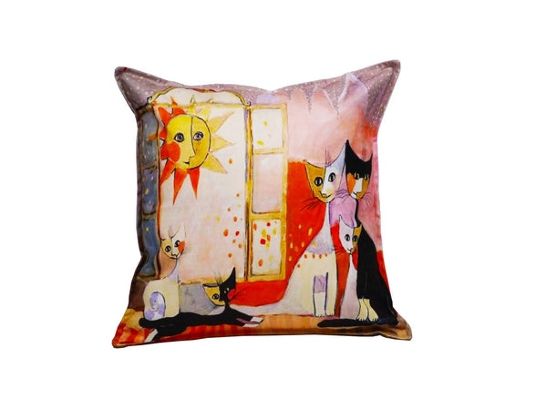 Cat Cushion Cover Design 7 Textile Sydney Grand Bazaar 