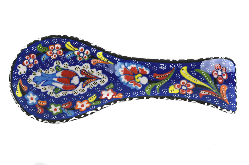 Ceramic Spoon Holders Flower Collection Blue Ceramic Sydney Grand Bazaar 8 