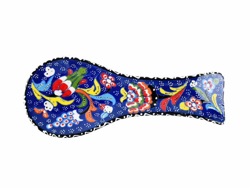 Ceramic Spoon Holders Flower Collection Blue Ceramic Sydney Grand Bazaar 3 