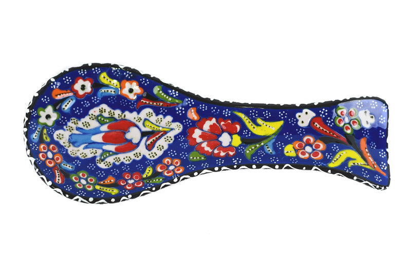 Ceramic Spoon Holders Flower Collection Blue Ceramic Sydney Grand Bazaar 6 