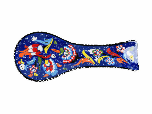 Ceramic Spoon Holders Flower Collection Blue Ceramic Sydney Grand Bazaar 12 