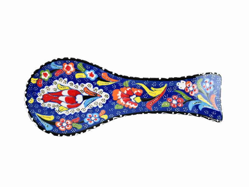 Ceramic Spoon Holders Flower Collection Blue Ceramic Sydney Grand Bazaar 5 