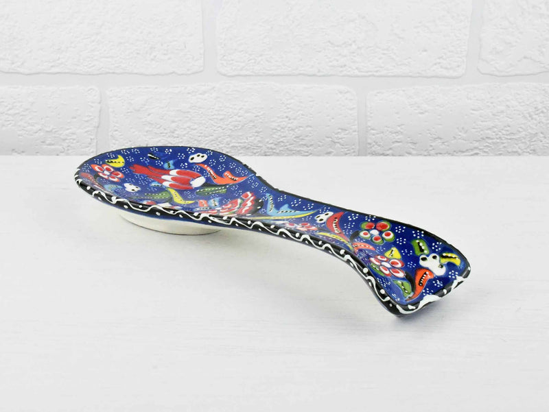 Ceramic Spoon Holders Flower Collection Blue Ceramic Sydney Grand Bazaar 