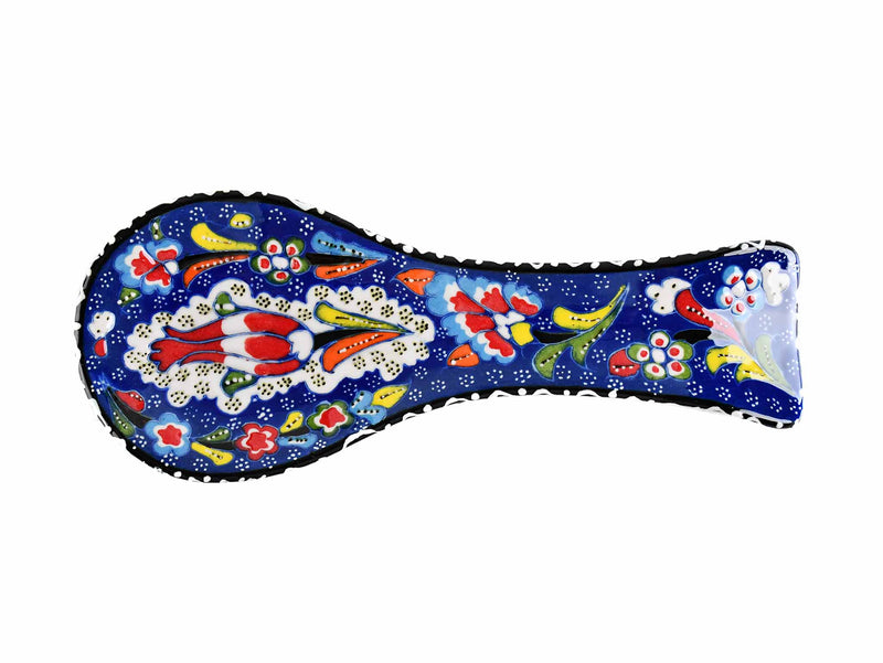 Ceramic Spoon Holders Flower Collection Blue Ceramic Sydney Grand Bazaar 9 