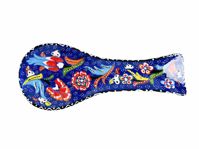 Ceramic Spoon Holders Flower Collection Blue Ceramic Sydney Grand Bazaar 10 