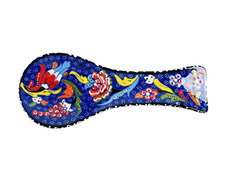 Ceramic Spoon Holders Flower Collection Blue Ceramic Sydney Grand Bazaar 13 