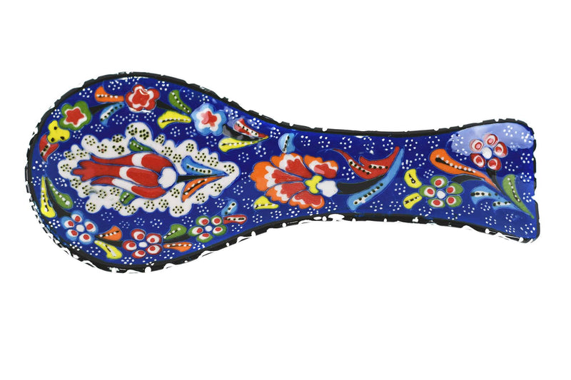 Ceramic Spoon Holders Flower Collection Blue Ceramic Sydney Grand Bazaar 4 