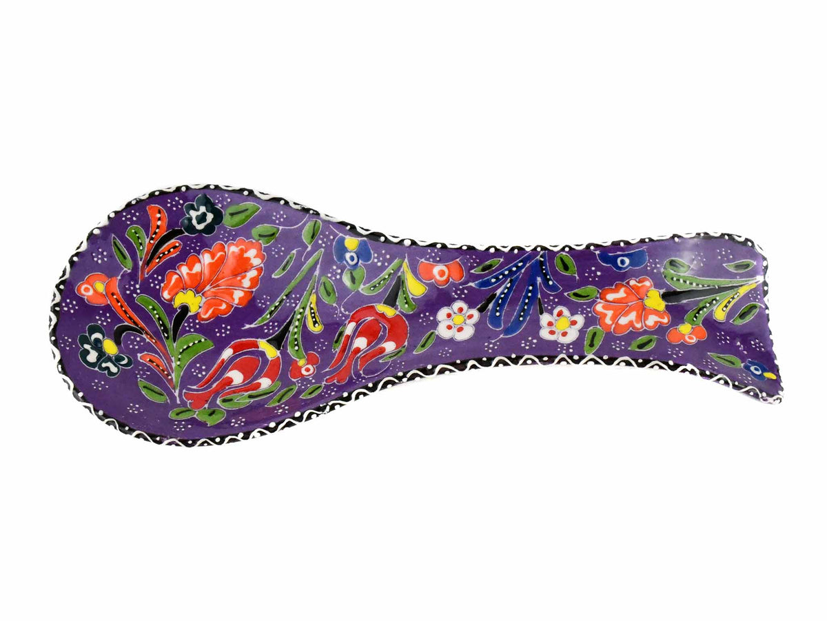 Ceramic Spoon Holders Flower Collection Purple Ceramic Sydney Grand Bazaar 2 