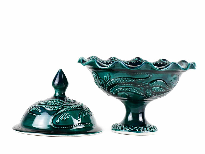 Ceramic Sugar Bowl Firuze Collection Large Design 1 Ceramic Sydney Grand Bazaar 