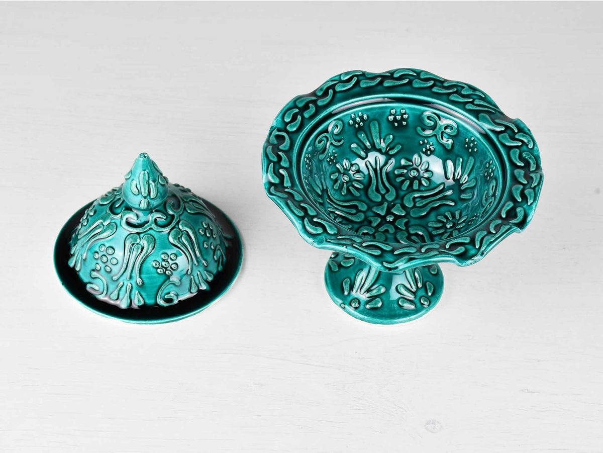 Ceramic Sugar Bowl Firuze Small Design 1 Ceramic Sydney Grand Bazaar 