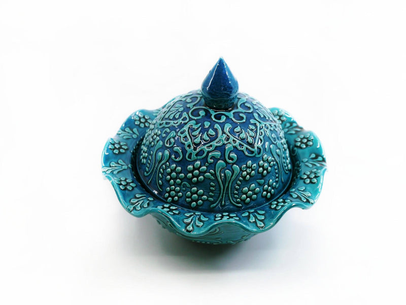 Ceramic Sugar Bowl Firuze Collection Green