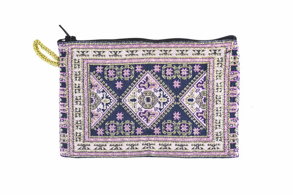 Coin Pouch Carpet Pattern Purple Textile Sydney Grand Bazaar 