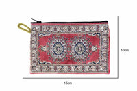 Coin Pouch Carpet Pattern Red Maroon Textile Sydney Grand Bazaar 