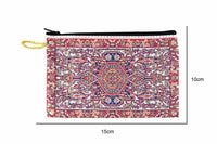 Coin Pouch Carpet Pattern Red White Textile Sydney Grand Bazaar 