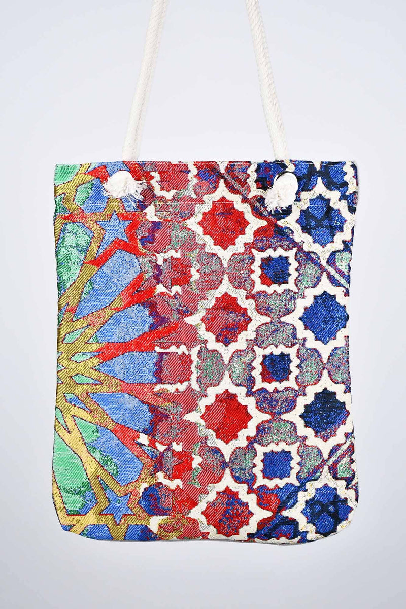 Cotton Tote Bag Multicoloured Textile Sydney Grand Bazaar 