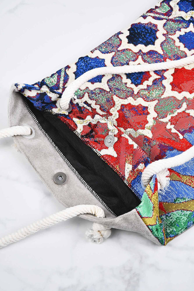 Cotton Tote Bag Multicoloured Textile Sydney Grand Bazaar 