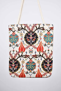 Cotton Tote Bag Multicoloured Tulip Textile Sydney Grand Bazaar 