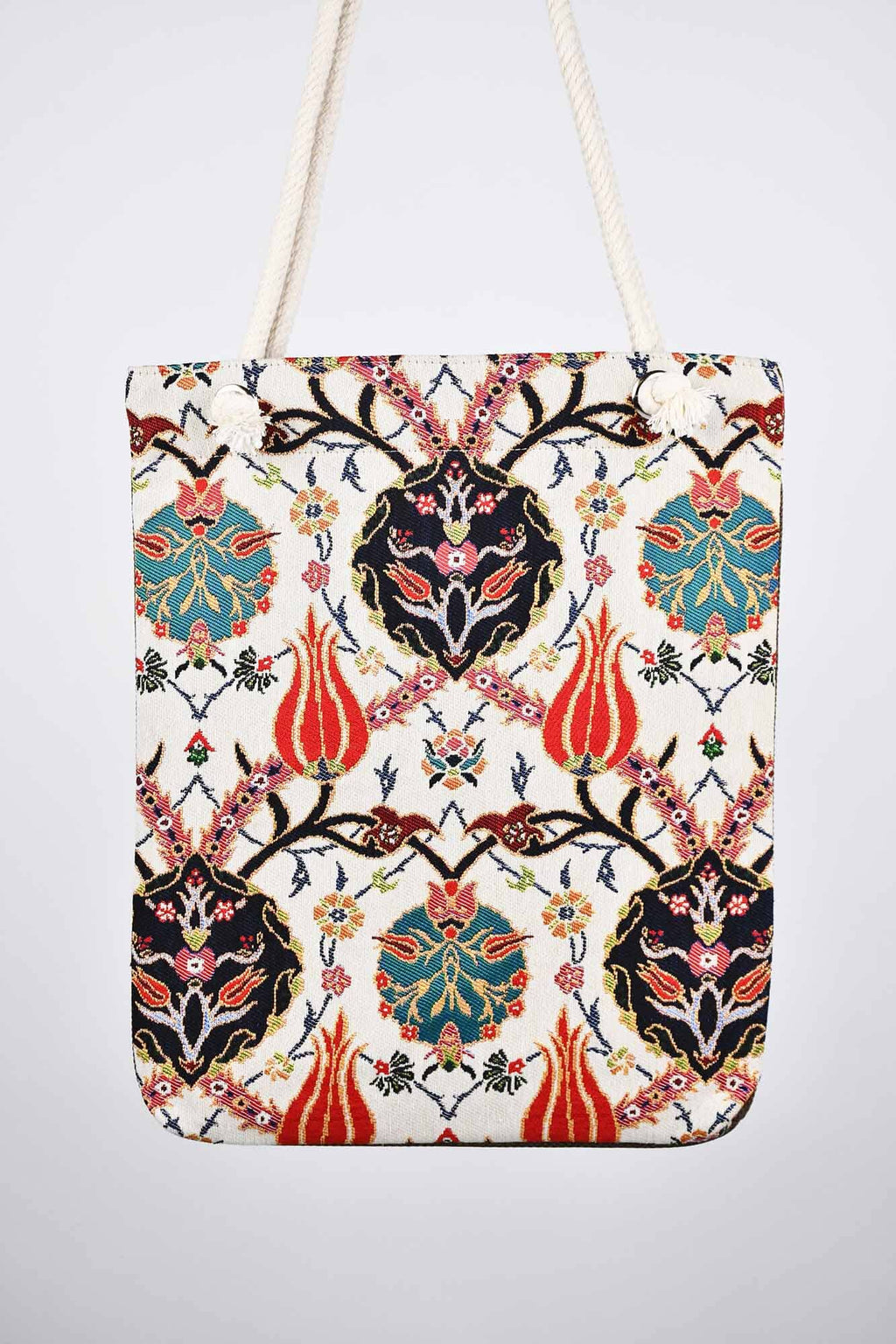 Cotton Tote Bag Multicoloured Tulip Textile Sydney Grand Bazaar 