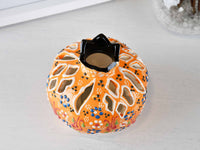 Decorative Pomegranate Candle Holder Dantel Yellow Ceramic Sydney Grand Bazaar 