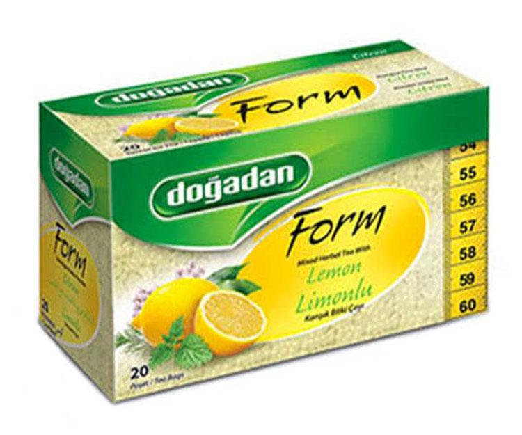 Dogadan Form Mixed Herbal Tea Lemon Turkish Pantry Dogadan 
