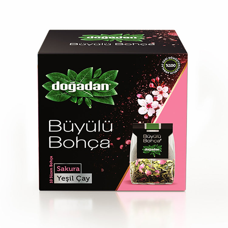 Dogadan Green Tea Sakura Turkish Pantry Dogadan 