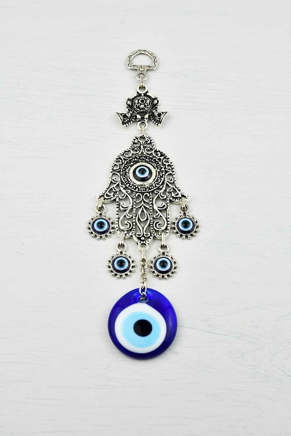 Evil Eye and Hamsa Hand Ornament Design 1 Small Evil Eye Sydney Grand Bazaar 