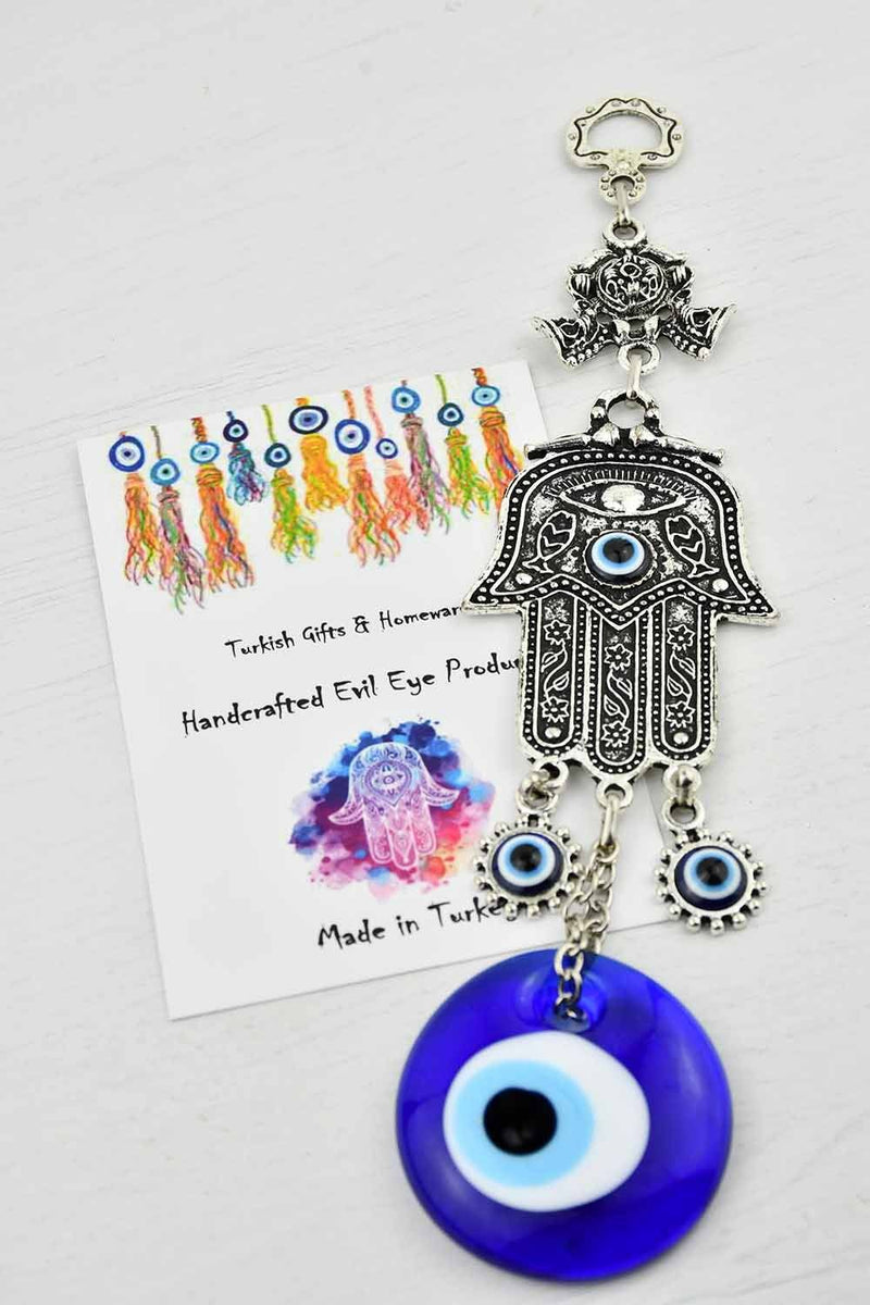 Evil Eye and Hamsa Hand Ornament Medium Evil Eye Sydney Grand Bazaar 