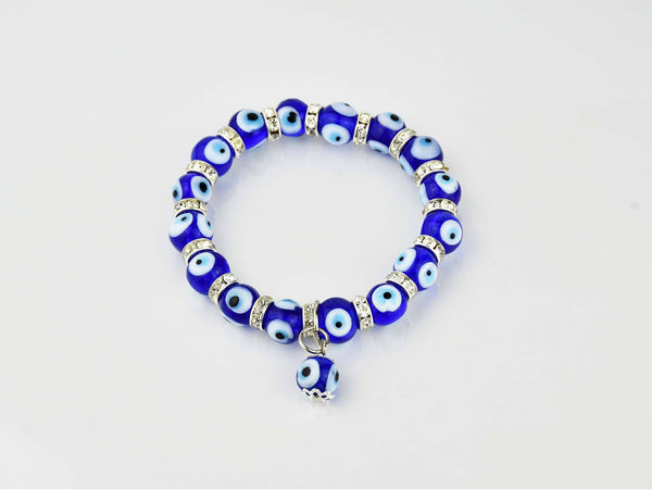 Evil Eye Bracelet #15137 8mm Evil Eye Sydney Grand Bazaar 
