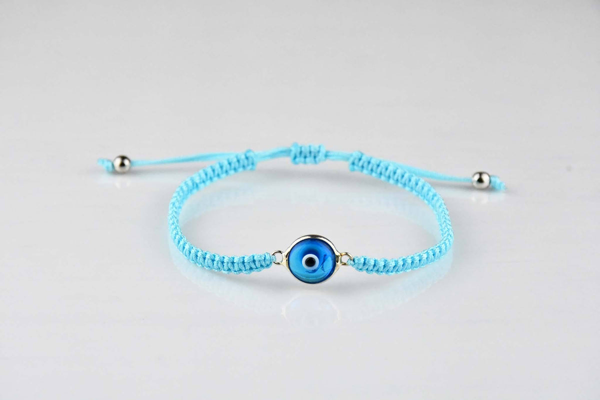 Evil Eye Bracelet Turquoise Eye Macrame Turquoise Evil Eye Sydney Grand Bazaar 