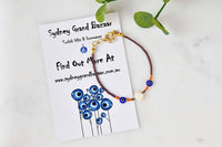 Evil Eye Double Bracelet Ceramic Beads Maroon Evil Eye Sydney Grand Bazaar 