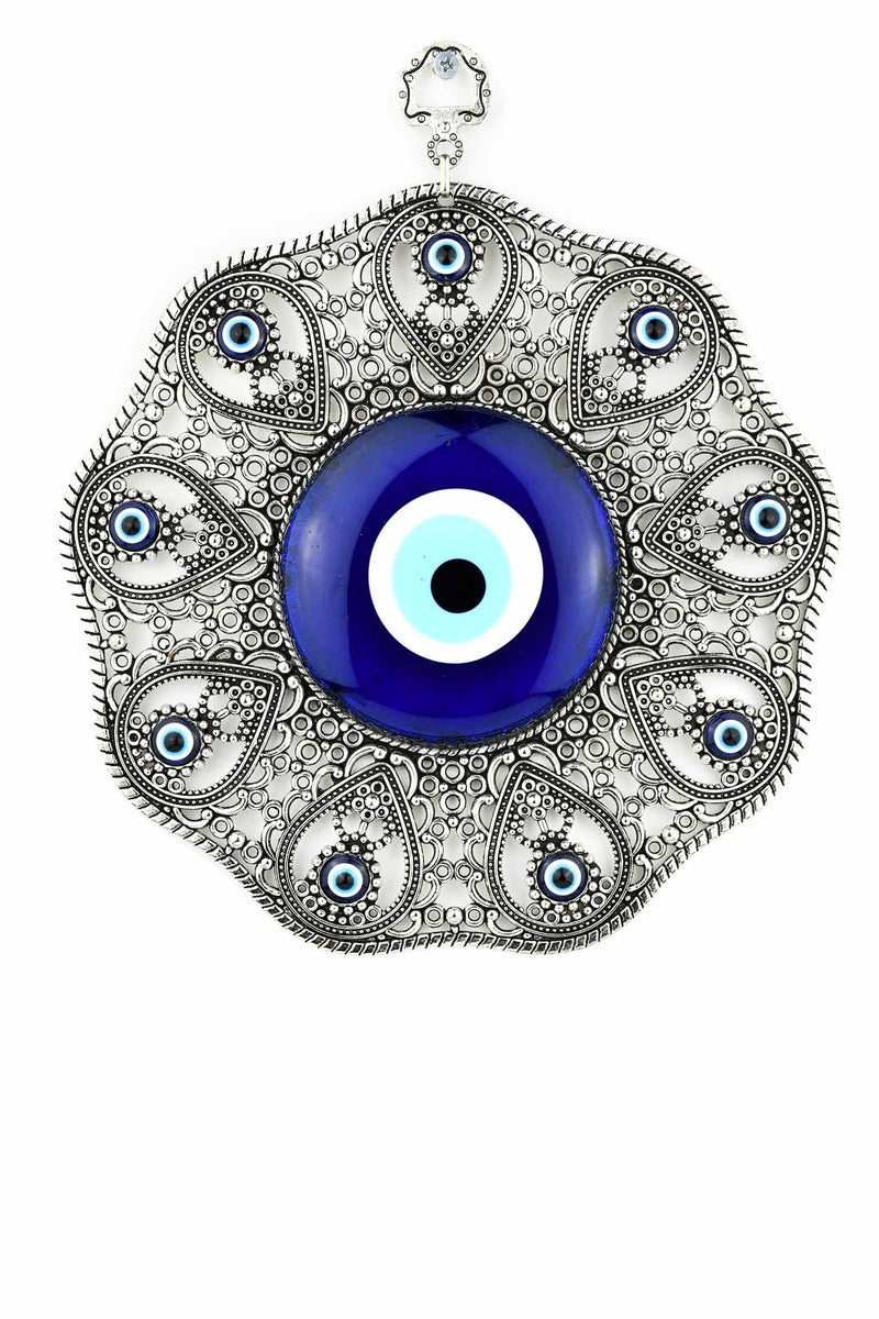 Evil Eye Glass Round Frame Large Design 2 Evil Eye Sydney Grand Bazaar 