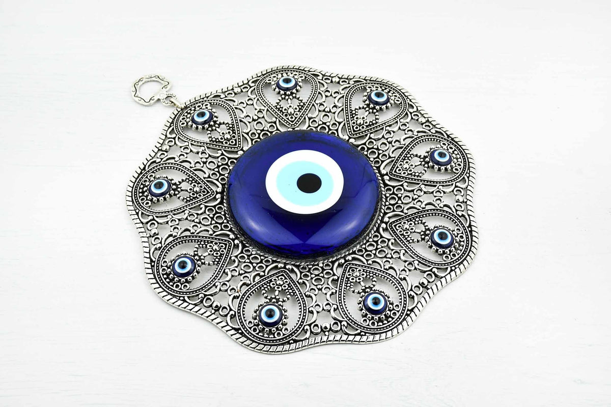 Evil Eye Glass Round Frame Large Design 2 Evil Eye Sydney Grand Bazaar 