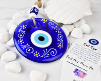 Evil Eye Hand Painted Glass Beads Wall Hanging Evil Eye Sydney Grand Bazaar 