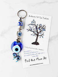 Evil Eye Keyring Eye Bead Blue Ball Evil Eye Sydney Grand Bazaar 