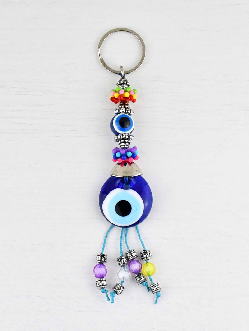 Evil Eye Keyring Eye Bead Colourful