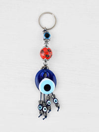 Evil Eye Keyring Orange Ball Evil Eye Sydney Grand Bazaar 