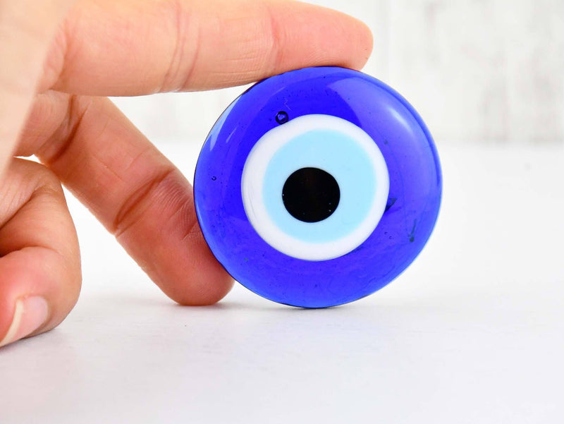 Evil Eye Glass Blue Greek Mati Eye