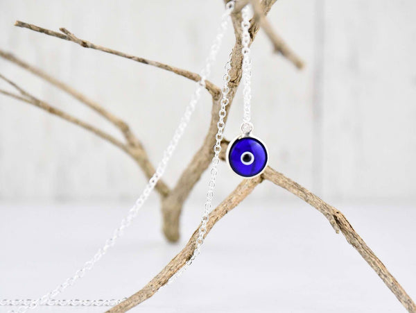 Evil Eye Silver Necklace