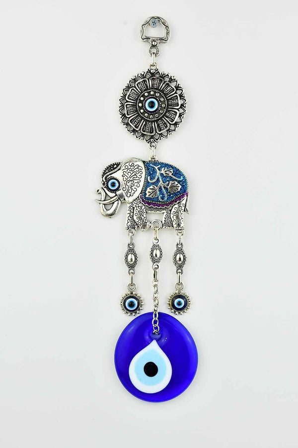 Evil Eye Ornament Aqua Elephant Medium Evil Eye Sydney Grand Bazaar 