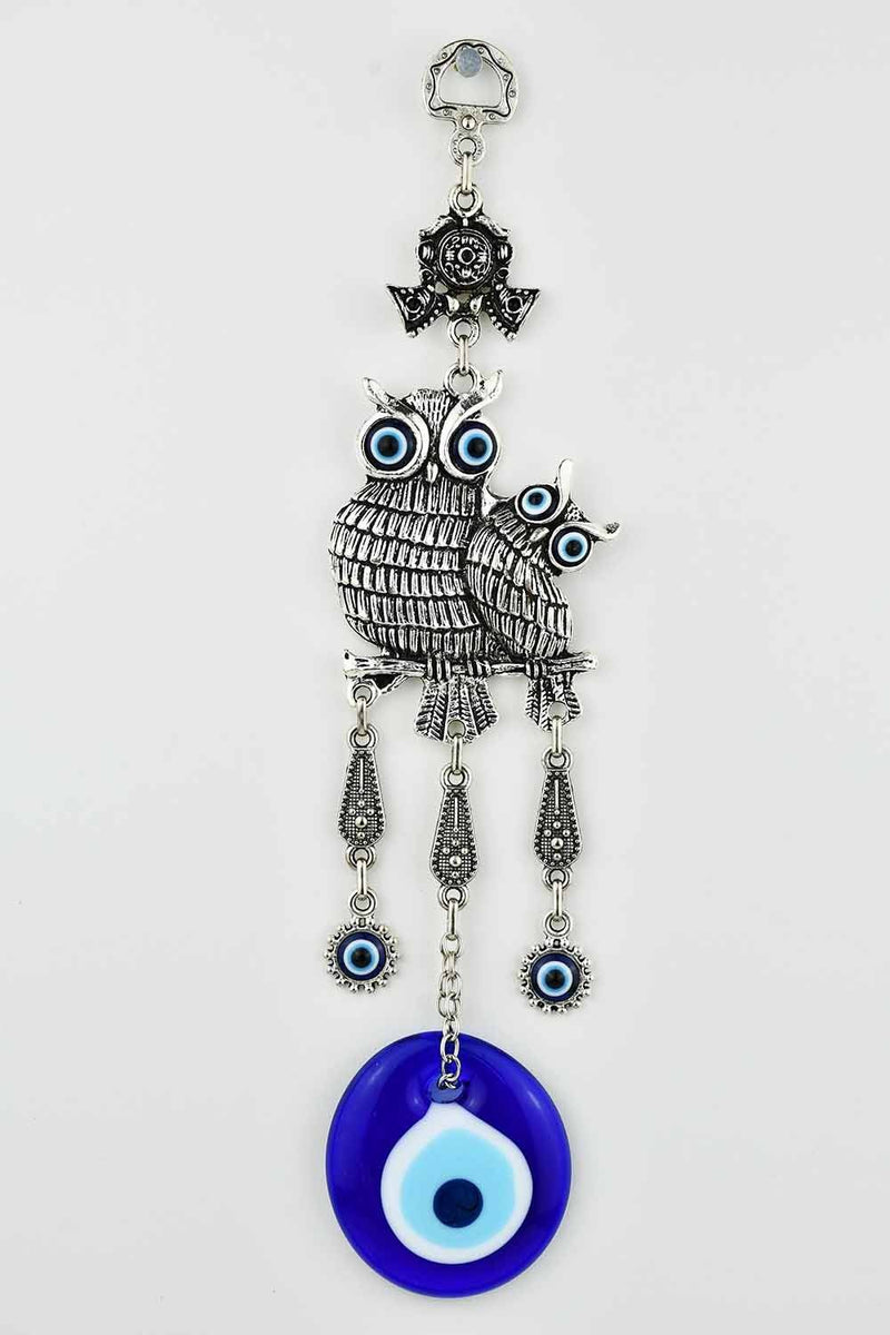 Evil Eye Ornament Owl Design Medium #5 Evil Eye Sydney Grand Bazaar 