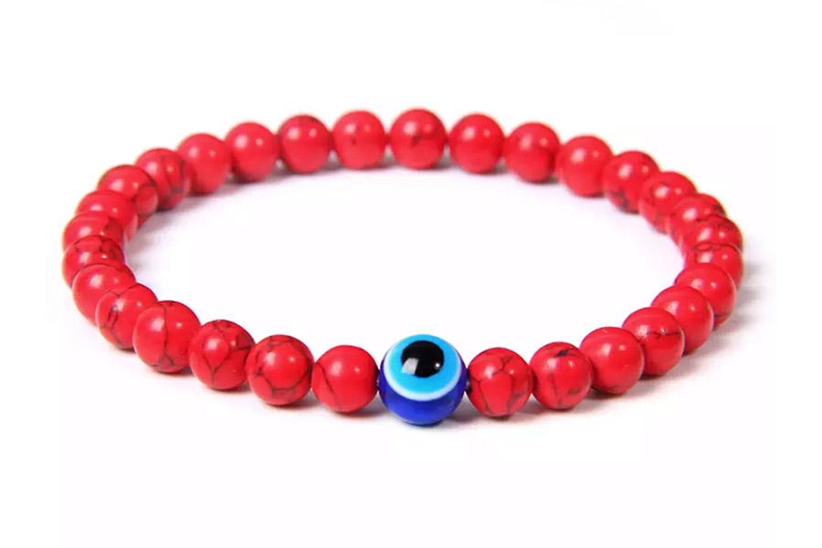 Evil Eye Plain Red Bracelet Beads Evil Eye Sydney Grand Bazaar 