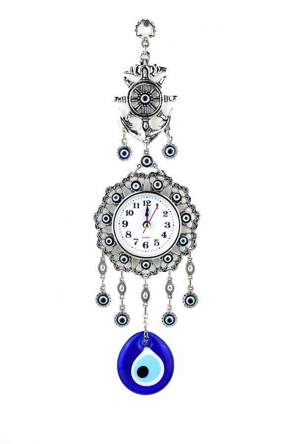 Evil Eye Wall Clock Anchor Design Medium Evil Eye Sydney Grand Bazaar 